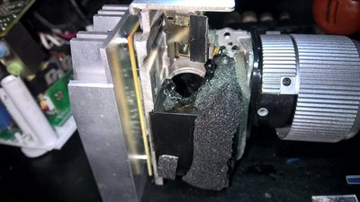 h6510bd Collector Lens housing melted.jpg